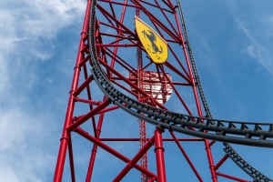Red Force • Intamin LSM Launch Coaster • Ferrari Land