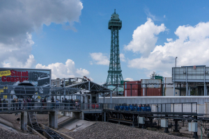 Backlot Stunt Coaster • Premier Rides Special Effects Coaster