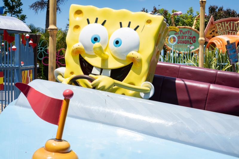 Spongebob\'s Boating School Blast • Zamperla Family Gravity Coaster