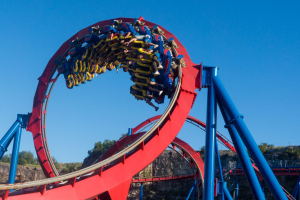 Superman Krypton Coaster • B&M Floorless Coaster