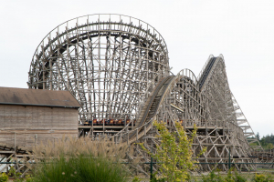 Troy • GCI Wooden Coaster • Toverland